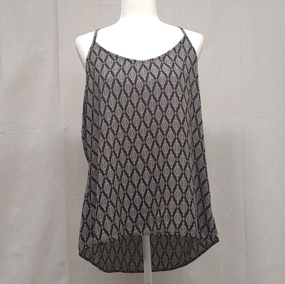 Women's Cream And Black Cami